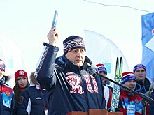 Валерий Радаев напутствовал участников Всероссийской лыжни