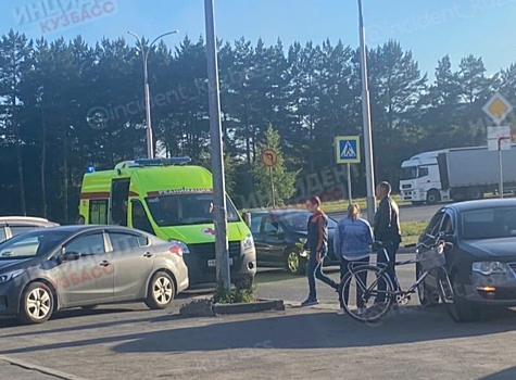 ДТП с участием велосипедиста произошло в Кемерове