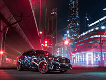 На московском тюнинг-шоу покажут Infiniti FX в стиле комиксов про Бэтмена