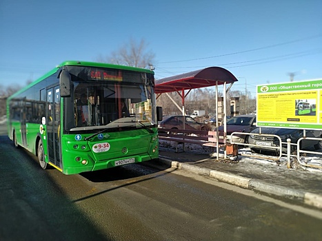 В Челябинске на маршруты вышло семь новых экологичных ЛиАЗов