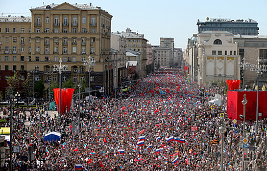 В праздничных мероприятиях ко Дню Победы в Москве поучаствовали 10 млн человек
