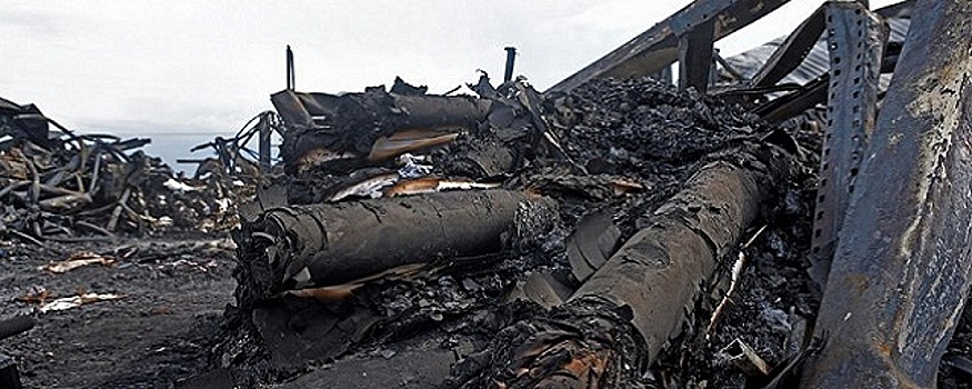 В Курской области оценивают ущерб от пожара, произошедшего на складе «Бел-Поль» после атаки дронов ВСУ