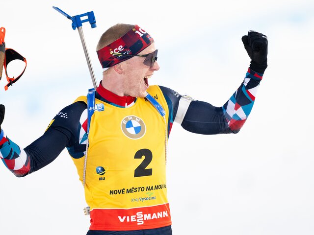 Биатлонист из Норвегии Йоханнес Бё повторил рекорд Бьорндалена по числу побед