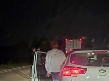 «Наглухо стоим»: на Северноб обходе образовался километровый затор в обе стороны