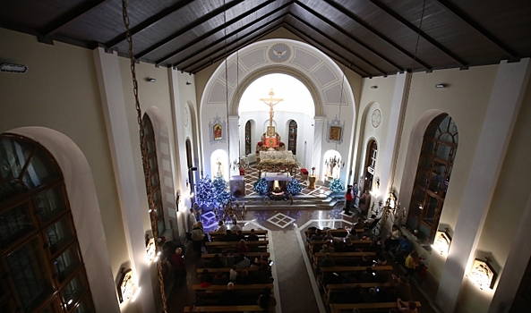 Волгоградские католики в храме встретили Рождество