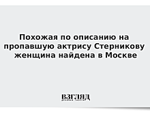 Похожую на мать актера А.Носика женщину обнаружили в Москве