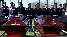 В Калужской области состоялась церемония захоронения советских воинов
