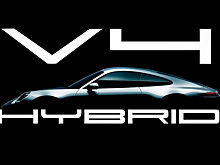 Porsche тестирует необычную установку с мотором V4