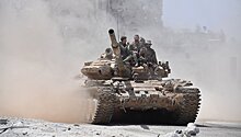 Сирийские боевики сдают тяжелое вооружение