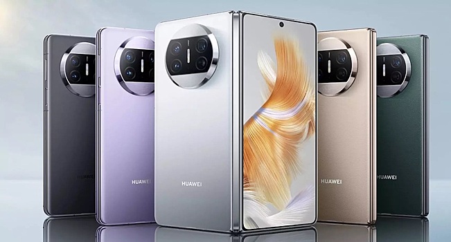 Huawei представила складной смартфон Mate X3 со спутниковой связью