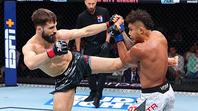 Видео: реакция Назима Садыхова на бонус в $ 100 тыс. за победу на турнире UFC в Баку