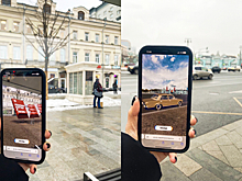 СТС перенёс в прошлое с помощью AR на автобусной остановке