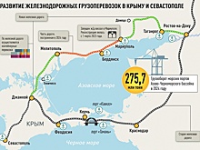 К крымским портам повезли российские товары на экспорт по новому маршруту