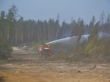 Пожар в заповеднике Мордовии приблизился к границе с Нижегородской областью