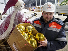 Елки убрали, а световые деревья останутся до марта