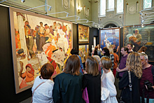 В Мраморном зале Самарского художественного музея представлены произведения отечественных классиков из фондов