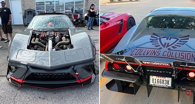 Мешанина из Chevrolet Corvette C3, C5 и C7 получилась довольно дикой