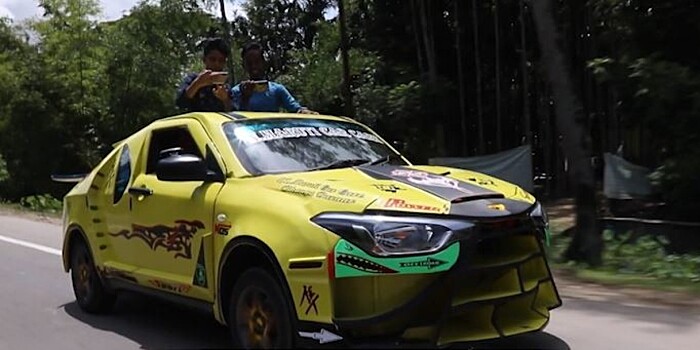 Сельский механик из Индии сделал реплику легендарного автомобиля Lamborghini