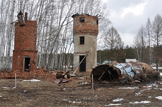 В чувашском селе рухнула водонапорная башня
