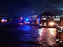 В Иркутской области перевернулся автобус с 40 пассажирами