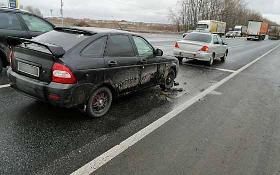 В Рыбновском районе пьяный водитель «Лады» врезался в Kia