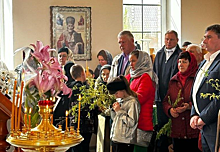 В Вербное воскресенье в селе Заветном открыли храм святителя Николая Чудотворца