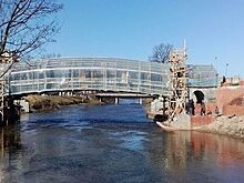 Новый пешеходный мост в Гусеве появится в конце мая