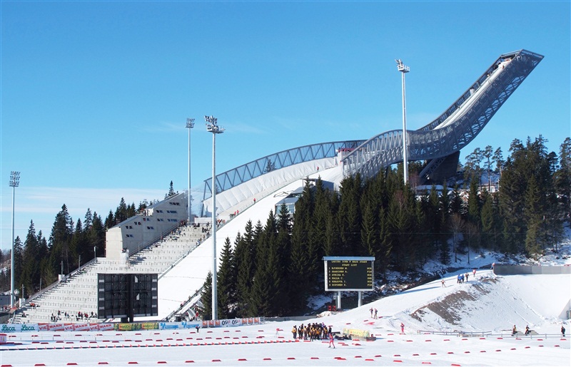 Лыжный трамплин Холменколлен, Осло, Норвегия, Европа