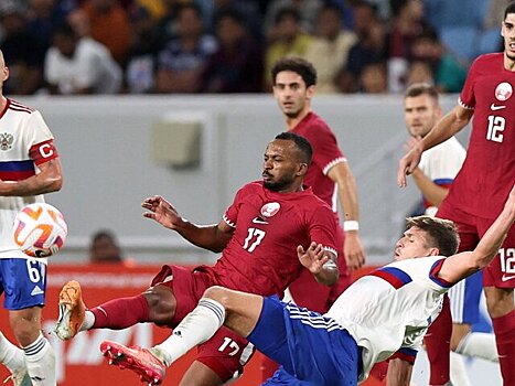 Сборная РФ по футболу сыграла вничью с командой Катара в товарищеском матче