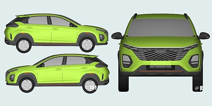Chery Tiggo 3x Plus фигурирует в патентных заявках