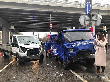 Появилось видео моменты аварии, в которой пострадали семь человек