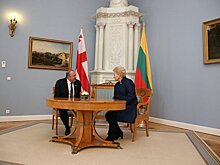 Президенты Грузии и Литвы встретились тет-а-тет