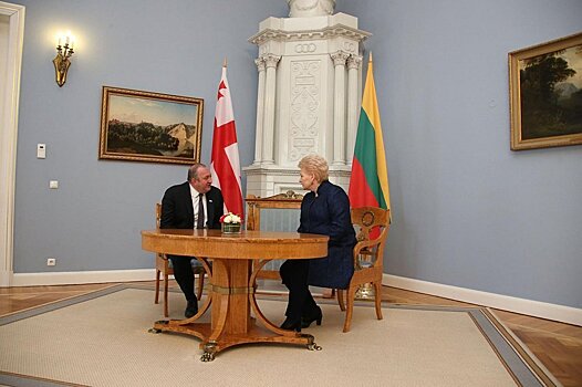 Президенты Грузии и Литвы встретились тет-а-тет