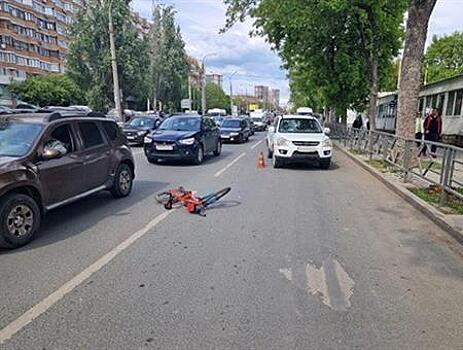 Водитель Kia сбил велосипедиста в центре Самары