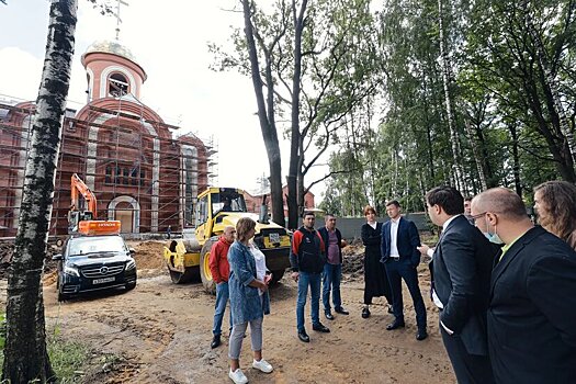 Сквер у главного храма Росгвардии в Балашихе благоустроят в сентябре