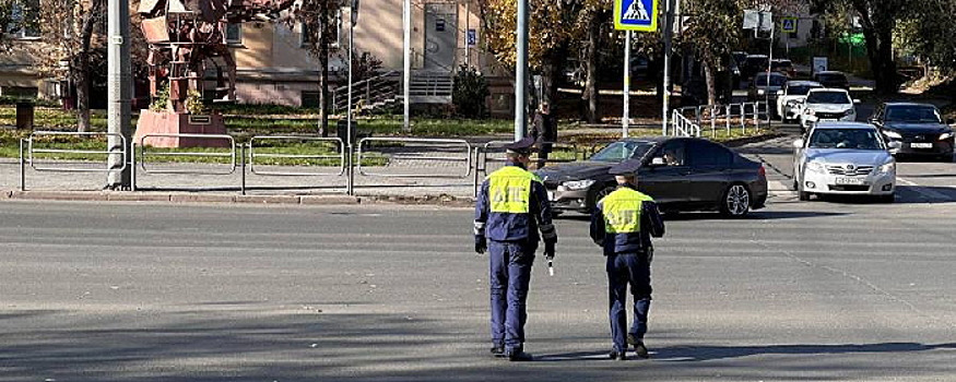 В центре Челябинска патрулировали посты ДПС из-за приезда премьера Белорусии