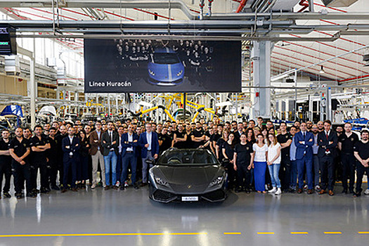 Lamborghini выпустил восьмитысячный Huracán