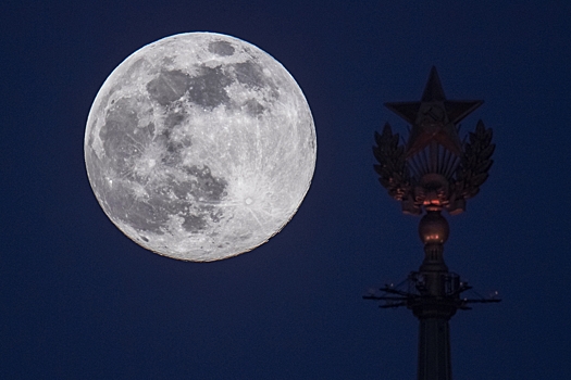 Москвичи увидят голубую Луну