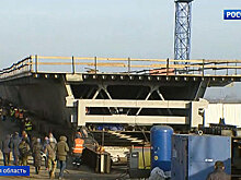 Строительство ЦКАД: начался монтаж моста в Раменском районе