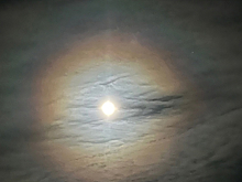 Ночное гало удивило жителей кузбасского города