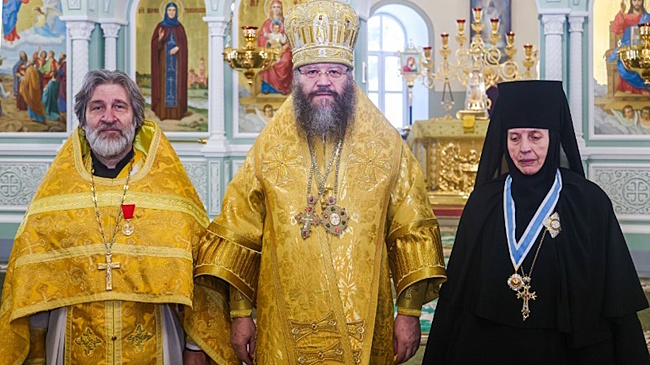 В Тамбовской епархии служителей Русской православной церкви отметили наградами