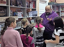 В Детской библиотеке № 178 прошла встреча с писателем и персонажем его книги