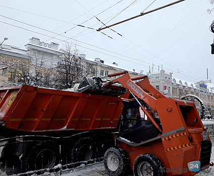 Снег вывезут с пяти улиц Калуги