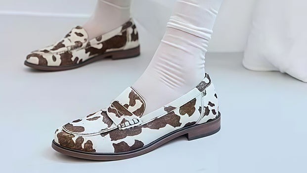 Как носить обувь с коровьим принтом