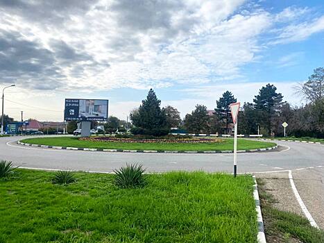 С 1 ноября изменится схема проезда на кольце возле районной больницы