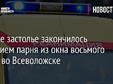 Пьяное застолье закончилось падением парня из окна восьмого этажа во Всеволожске