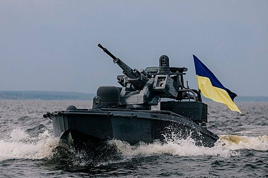 Украинский катер с самым мощным в мире пулеметом показали на фото
