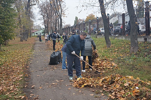 Депутаты гордумы Воронежа приняли участие в общегородском субботнике