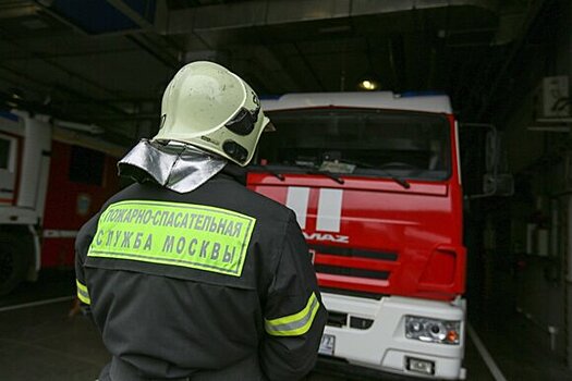 Пожар в гараже в Подольске