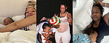 Рэпер A$AP Rocky показал редкие семейные фото с певицей Рианной и их сыном